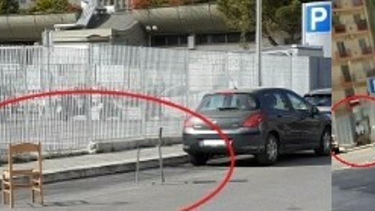 sedia parcheggio