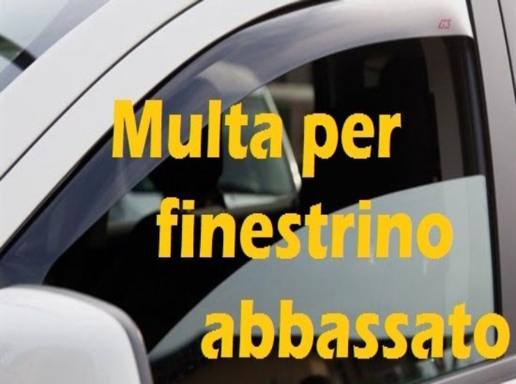 è importante chiudere i finestrini