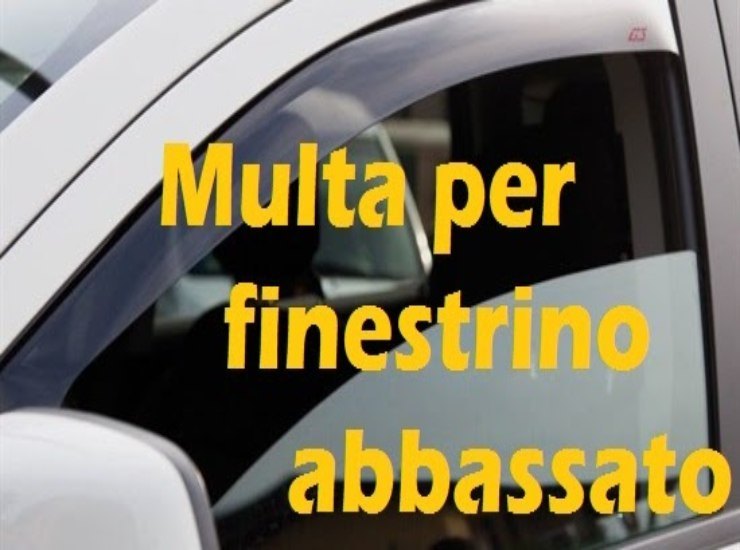  è importante chiudere i finestrini