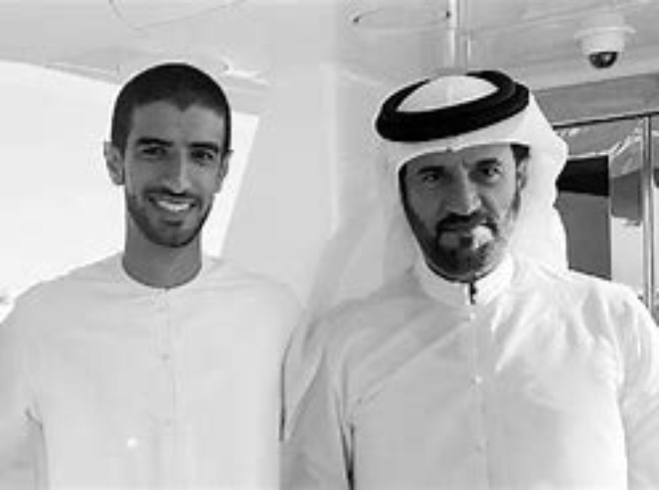 Saif e il padre Mohammed Ben Sulayem 