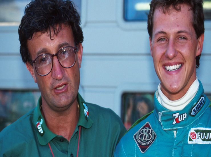 Eddie Jordan e Michael Schumacher