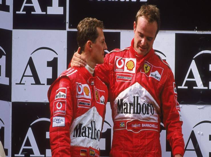 Schumacher e Barrichello