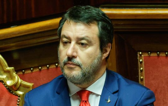 Il ministro delle infrastrutture e trasporti Matteo Salvini - fonte Ansa Foto - giornalemotori.it