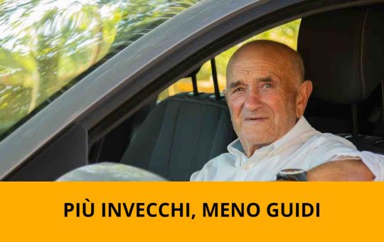 Più invecchi, meno guidi - fonte depositphotos.com - giornalemotori.it