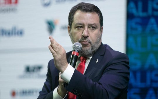 Il ministro dei trasporti Matteo Salvini - fonte Ansa Foto - giornalemotori.it