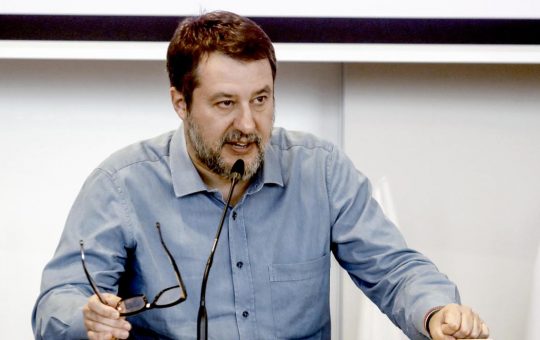 Il ministro delle infrastrutture e dei trasporti Matteo Salvini - fonte Ansa Foto - giornalemotori.it