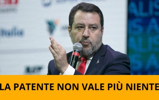 Il ministro dei trasporti Matteo Salvini - fonte Ansa Foto - giornalemotori.it