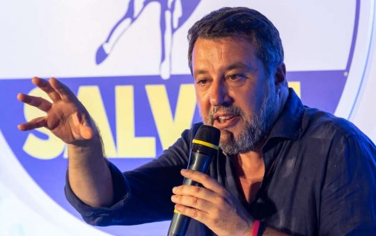 Il ministro dei trasporti Matteo Salvini - fonte Ansa Foto - giornalemotori.it