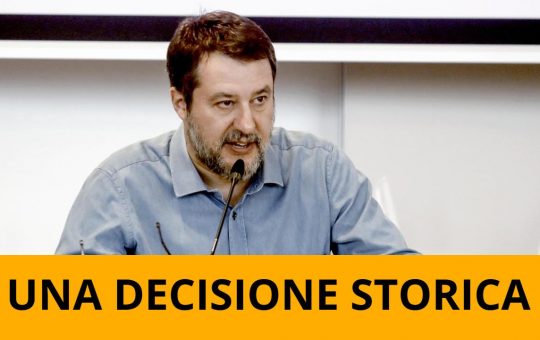 Il ministro dei trasporti Matteo Salvini - fonte Ansa Foto - giornalemotori.it