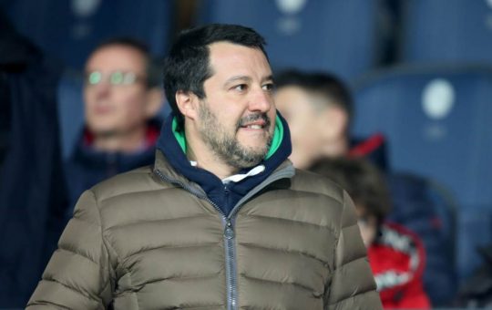 Il ministro dei trasporti Matteo Salvini - fonte Lapresse - giornalemotori.it