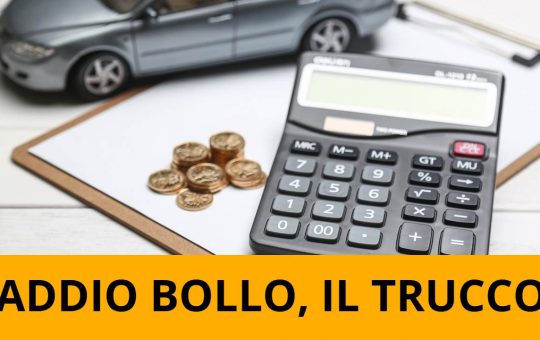 Il trucco per non pagare il bollo - fonte Freepik - giornalemotori.it