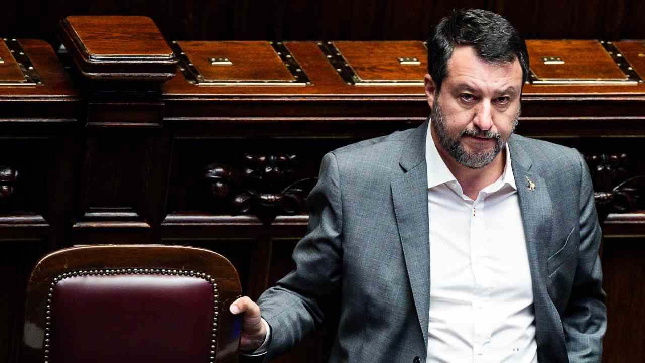 Il ministro delle infrastrutture e dei trasporti Matteo Salvini - fonte Ansa Foto - giornalemotori.it