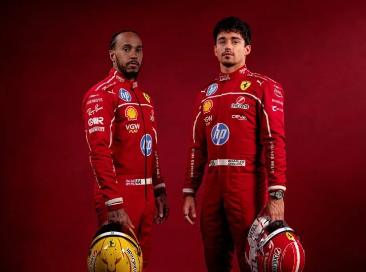 Lewis Hamilton e Charles Leclerc - fonte Instagram - giornalemotori.it